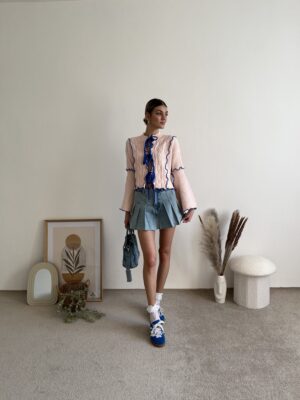 DENIM SKORT
